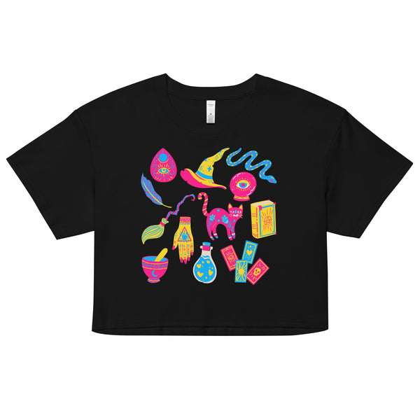 Pansexual Witch Crop Top