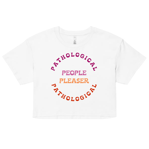 People Pleaser Sunset Crop Top