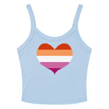 Lesbian Heart Scoop Neck Tank Top