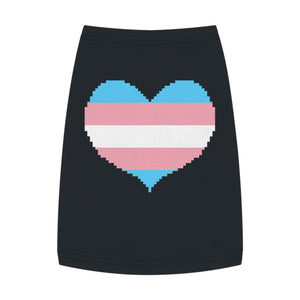 Transgender Pixel Heart Pet Tank Top