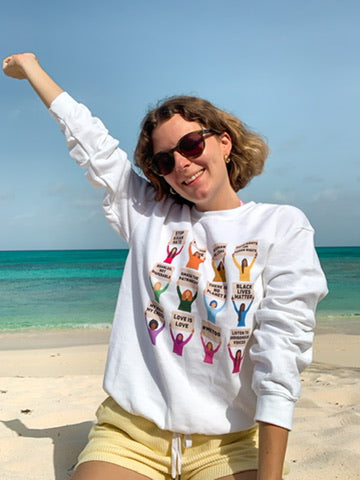 Global Protesting Women Crewneck Sweatshirt