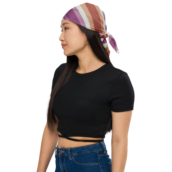 Retro Lesbian Flag Bandana