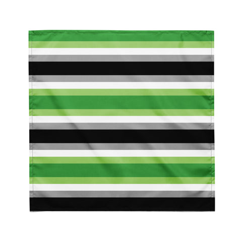 Aromantic Flag Bandana