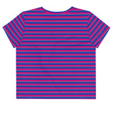 Bisexual Flag Crop Tee