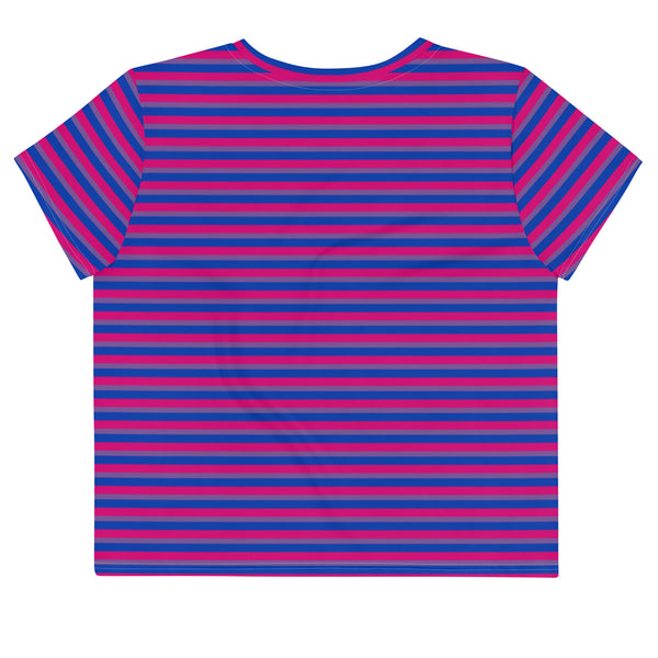 Bisexual Flag Crop Tee