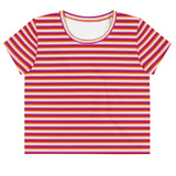 Lesbian Flag Crop Tee
