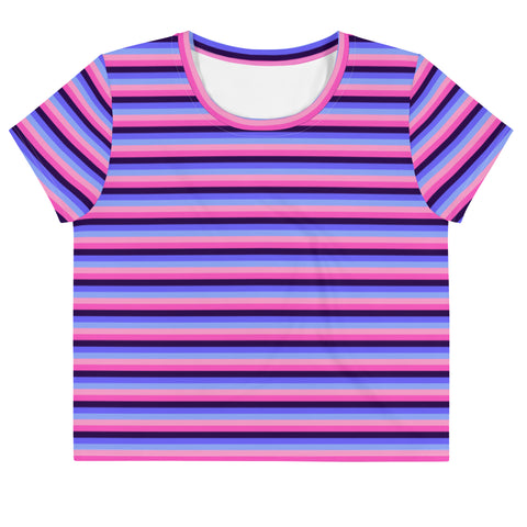 Omnisexual Flag Crop Tee