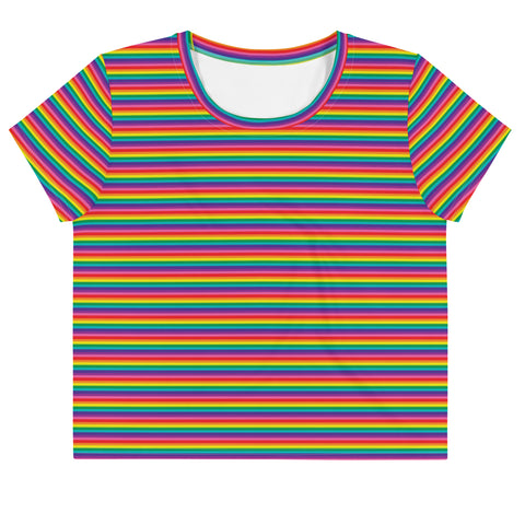 Original Rainbow Flag Crop Tee