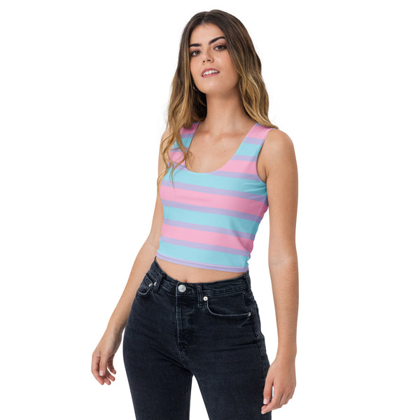 Pastel Bisexual Crop Tank