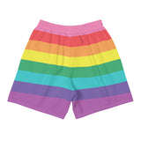Original Rainbow Flag Long Athletic Shorts