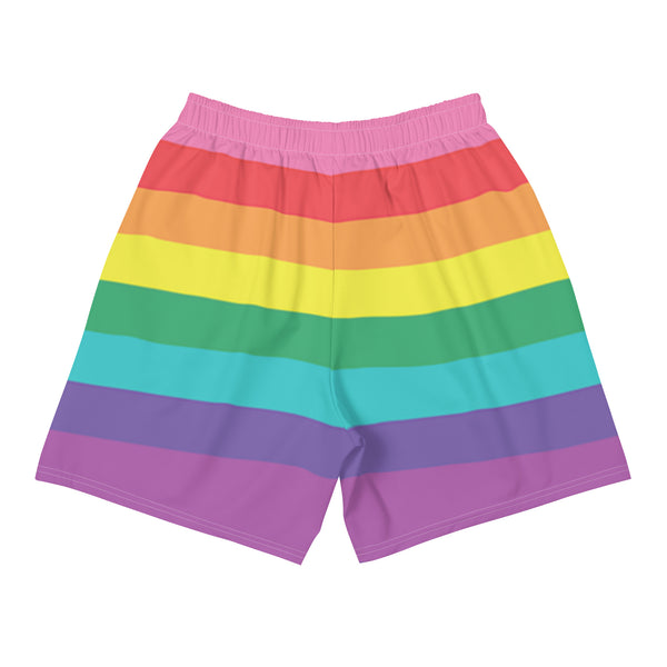 Original Rainbow Flag Long Athletic Shorts