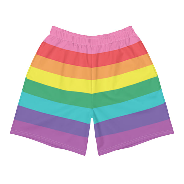 Original Rainbow Flag Long Athletic Shorts