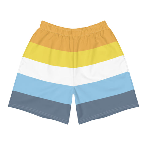 AroAce Flag Long Athletic Shorts