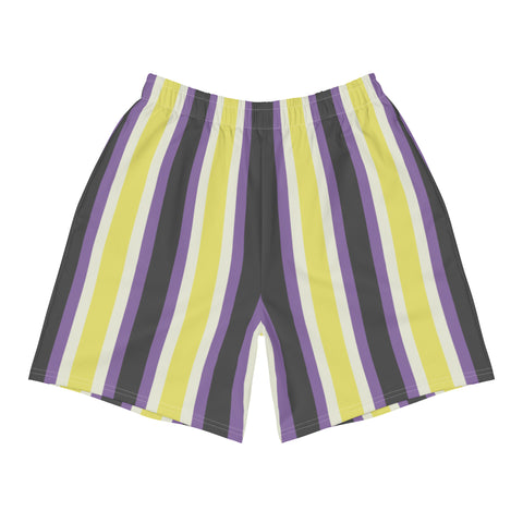 Retro Non-Binary Long Athletic Shorts