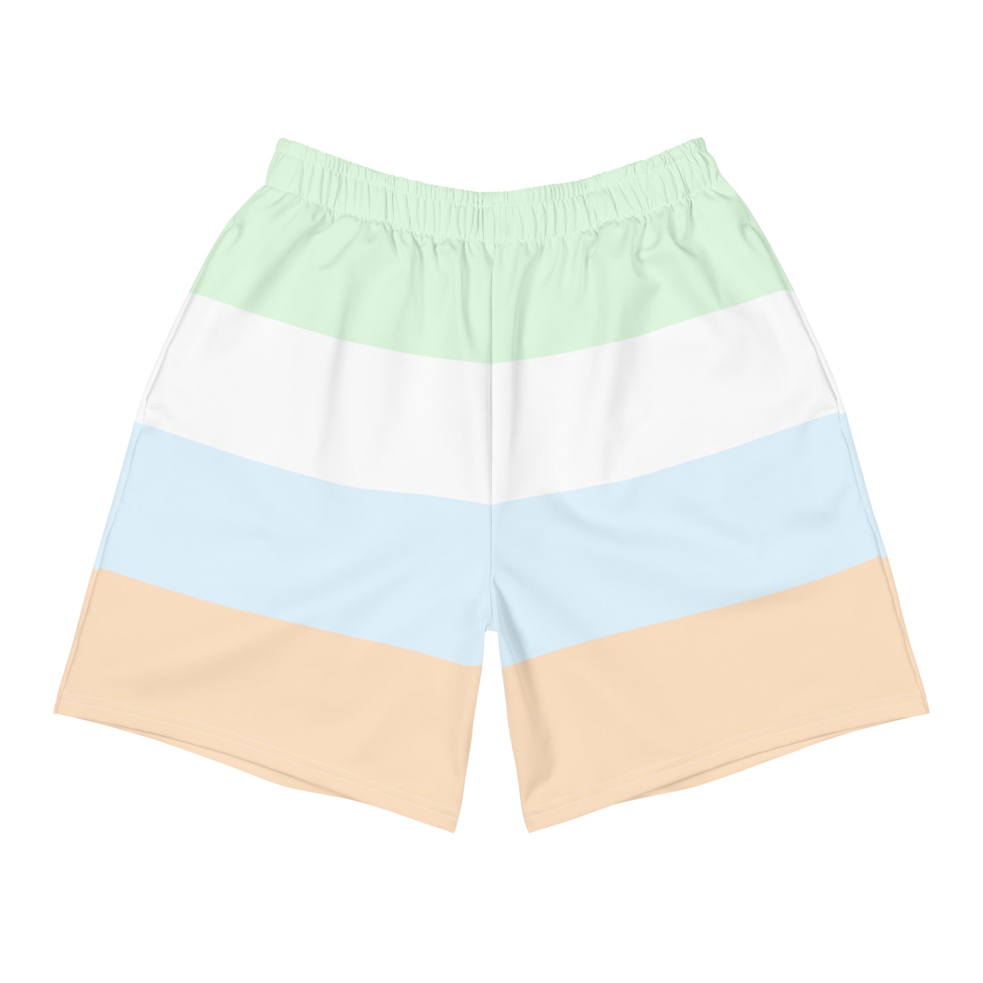 Unlabeled Flag Long Athletic Shorts