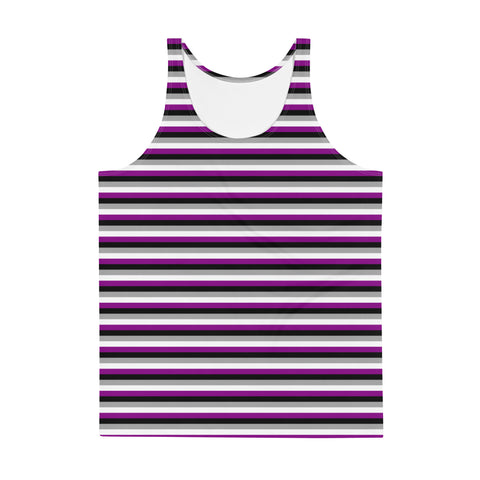 Asexual / Demisexual Flag Tank Top