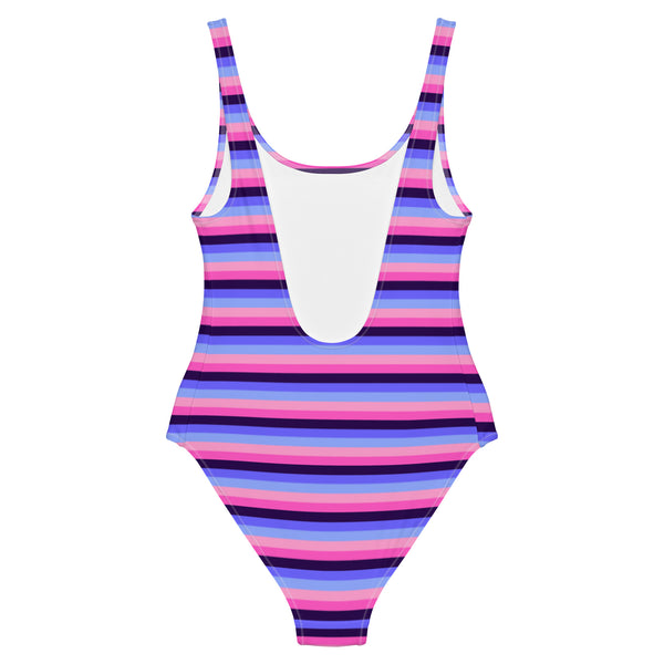 Omnisexual Flag One-Piece Swimsuit