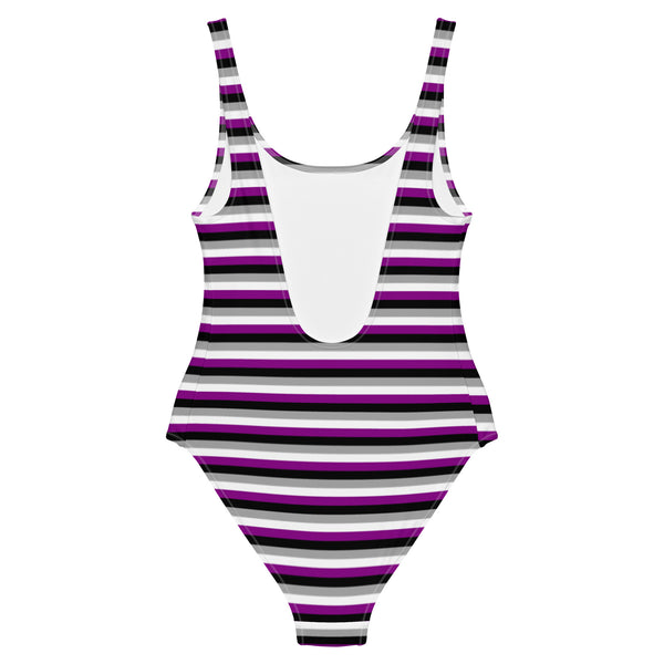 Asexual / Demisexual Flag One-Piece Swimsuit