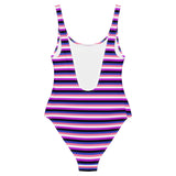 Genderfluid Flag One-Piece Swimsuit