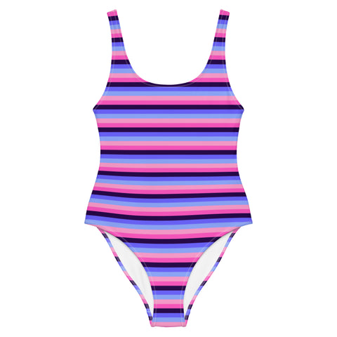 Omnisexual Flag One-Piece Swimsuit