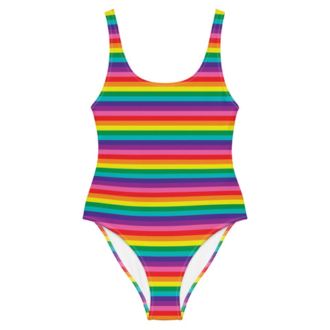 Original Rainbow Flag One-Piece Swimsuit