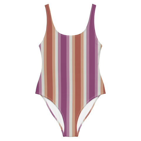 Retro Lesbian One-Piece Swimsuit