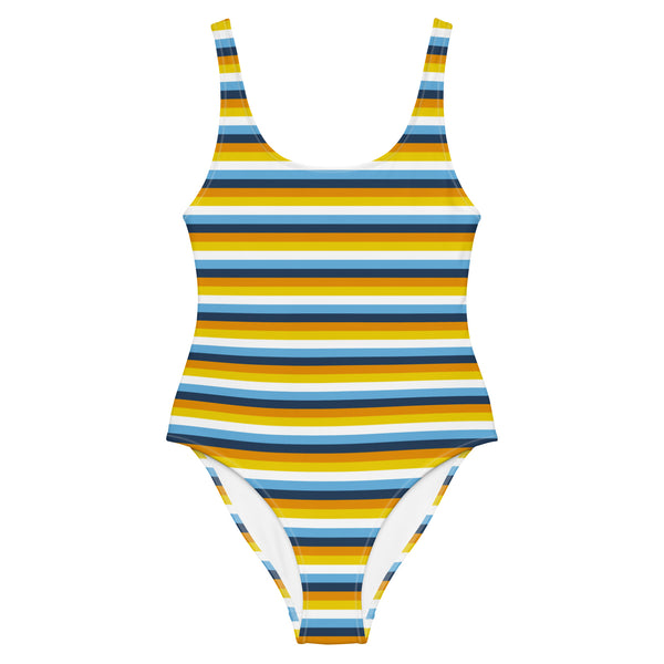 AroAce Flag One-Piece Swimsuit