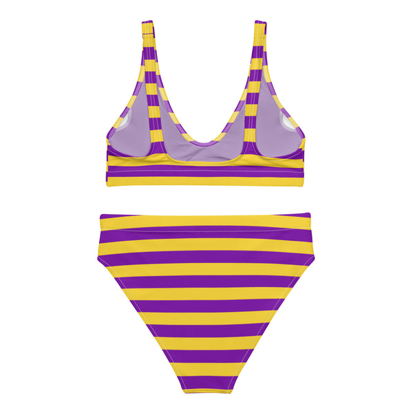 Intersex Flag High-Waisted Bikini