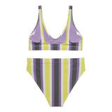 Retro Non-Binary High-Waisted Bikini