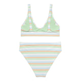 Unlabeled Flag High-Waisted Bikini