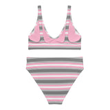 Demigirl Flag High-Waisted Bikini