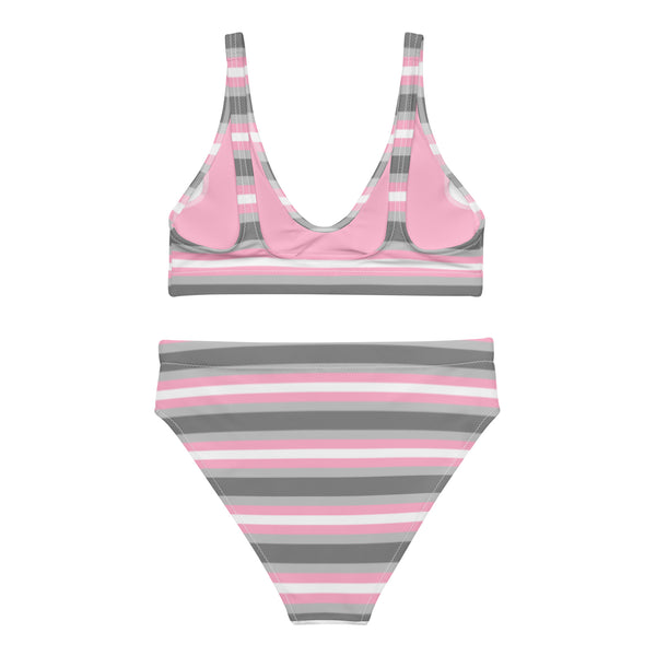 Demigirl Flag High-Waisted Bikini