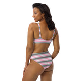 Demigirl Flag High-Waisted Bikini
