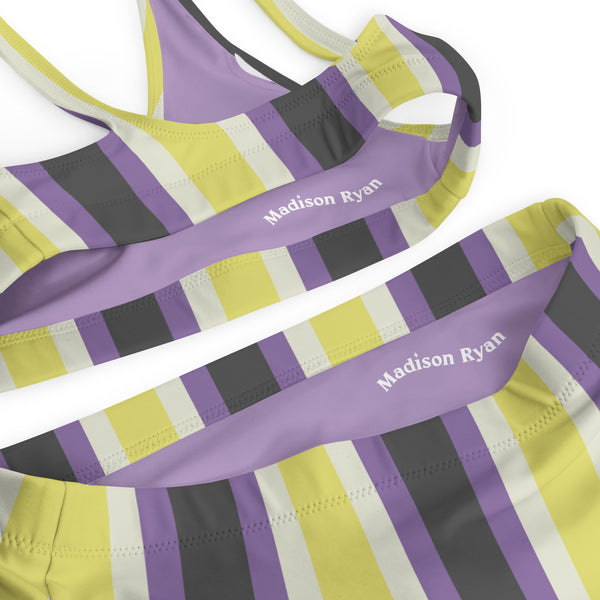 Retro Non-Binary High-Waisted Bikini
