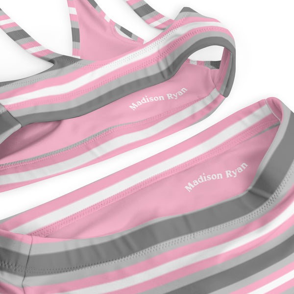 Demigirl Flag High-Waisted Bikini