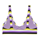 Non-Binary Flag Bikini Top