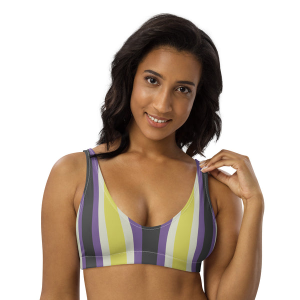 Retro Non-Binary Bikini Top