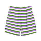 Genderqueer Flag Swim Trunks