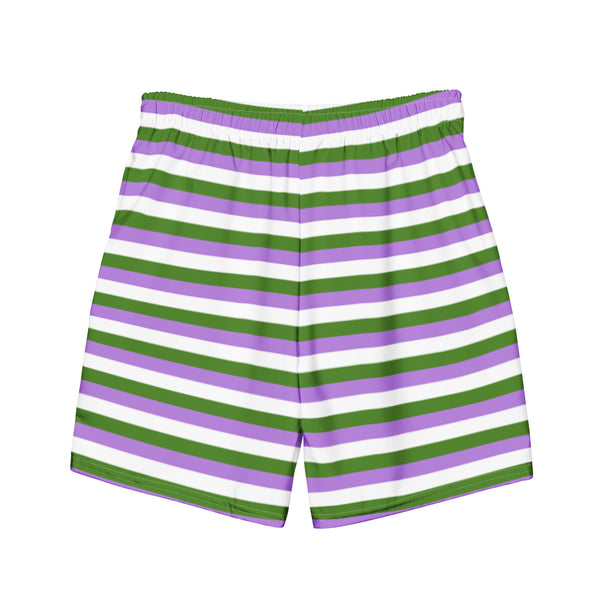 Genderqueer Flag Swim Trunks