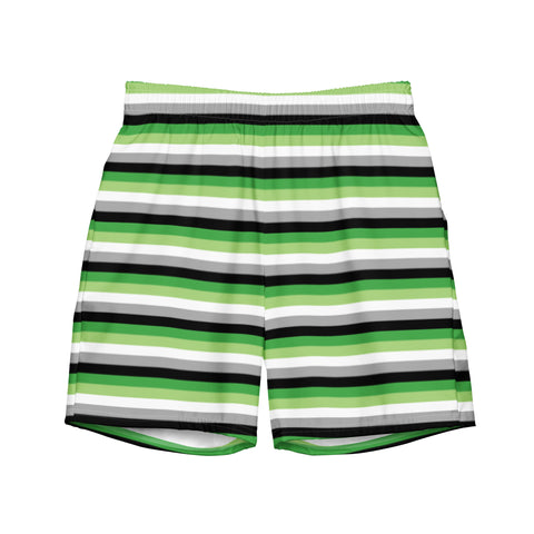 Aromantic Flag Swim Trunks