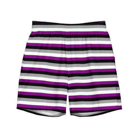 Asexual / Demisexual Flag Swim Trunks