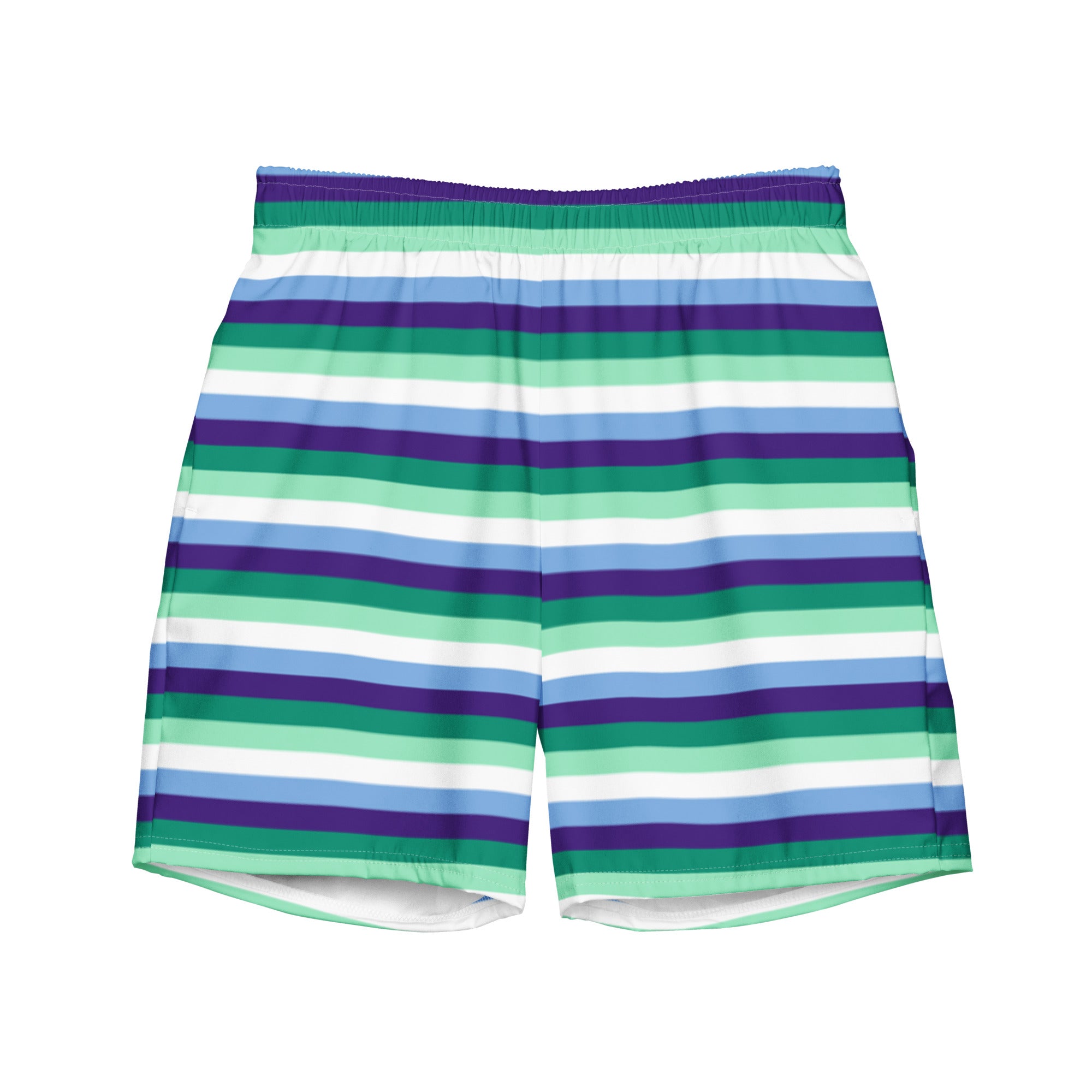 Gay / MLM Flag Swim Trunks