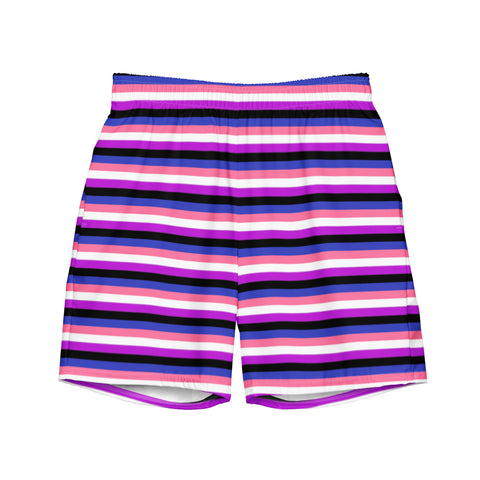 Genderfluid Flag Swim Trunks