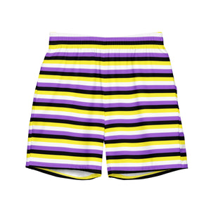 Non-Binary Flag Swim Trunks