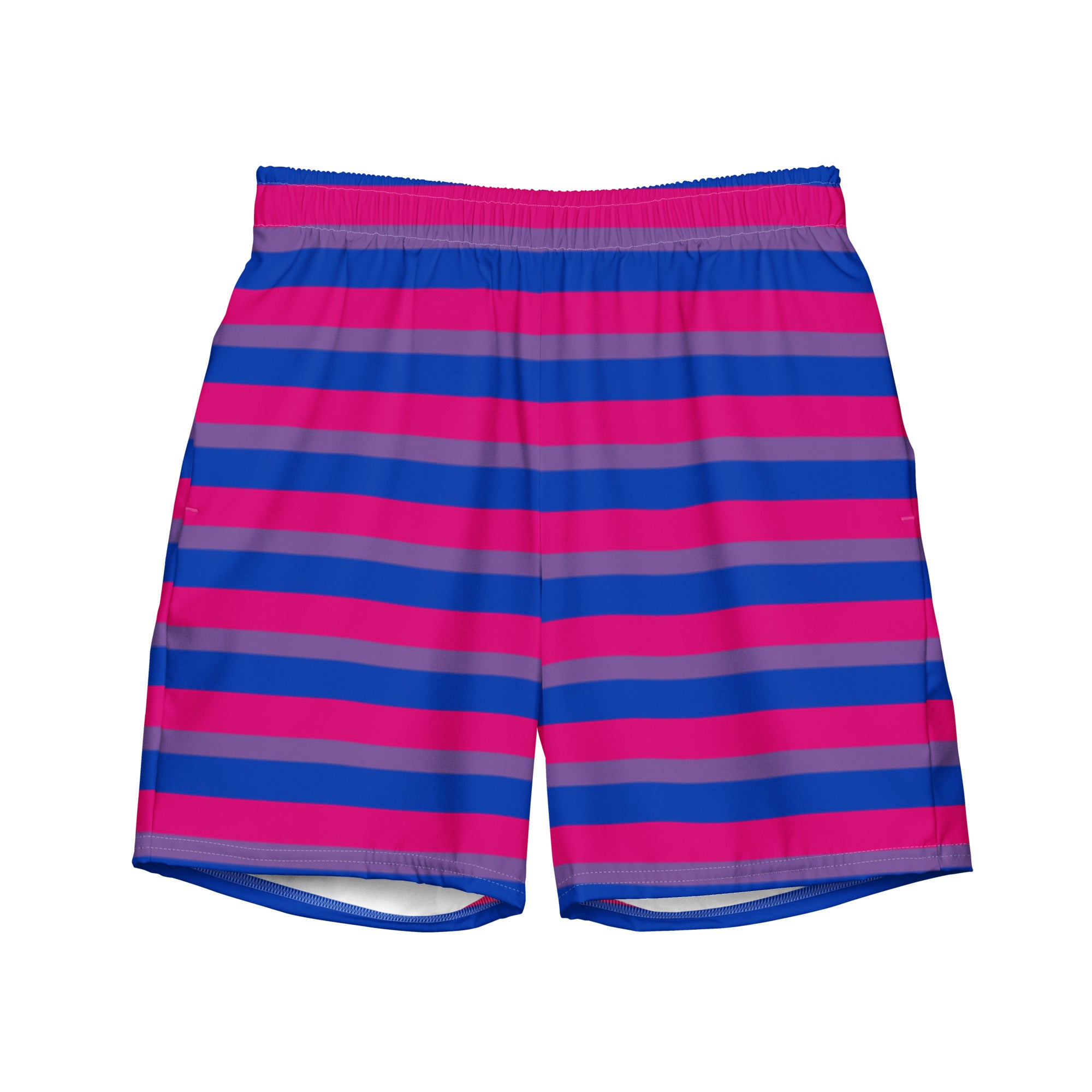 Bisexual Flag Swim Trunks