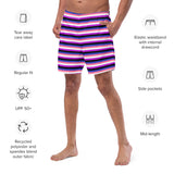Genderfluid Flag Swim Trunks