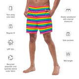 Original Rainbow Flag Swim Trunks