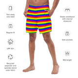 Rainbow Flag Swim Trunks