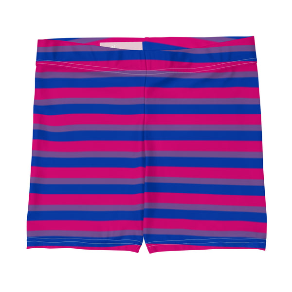 Bisexual Flag Biker Shorts