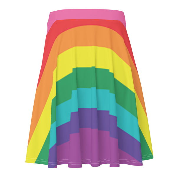 Original Rainbow Flag Skater Skirt